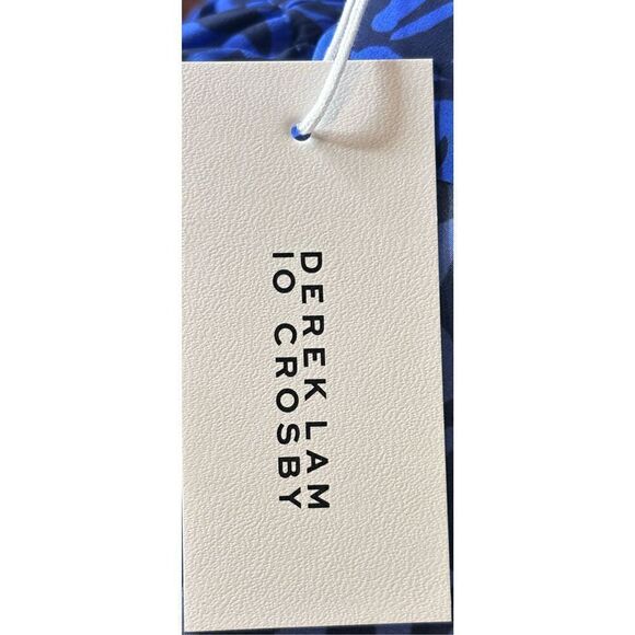 Derek Lam 10 Crosby Emma Long Sleeved Dress in Cobalt Blue NWT Size 6 - Picture 7 of 9